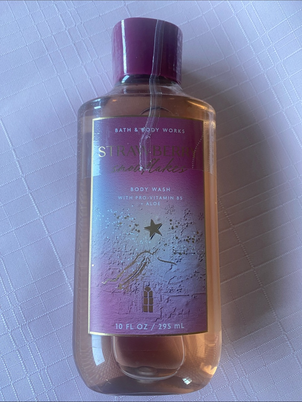 BBW Strawberry Snowflakes Body Wash New Sealed Bath & Body Works